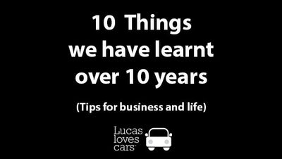 10 things we have learnt over 10 years in business.