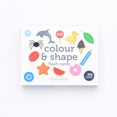 Flash Cards Colours and Shapes | Two Little Ducklings