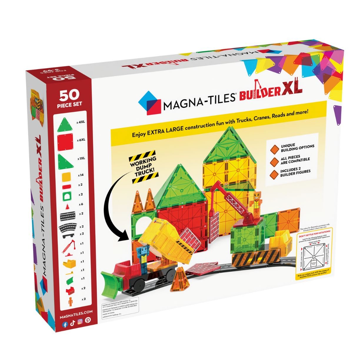 Magna Tiles Builder XL Magna Tiles Lucas loves cars
