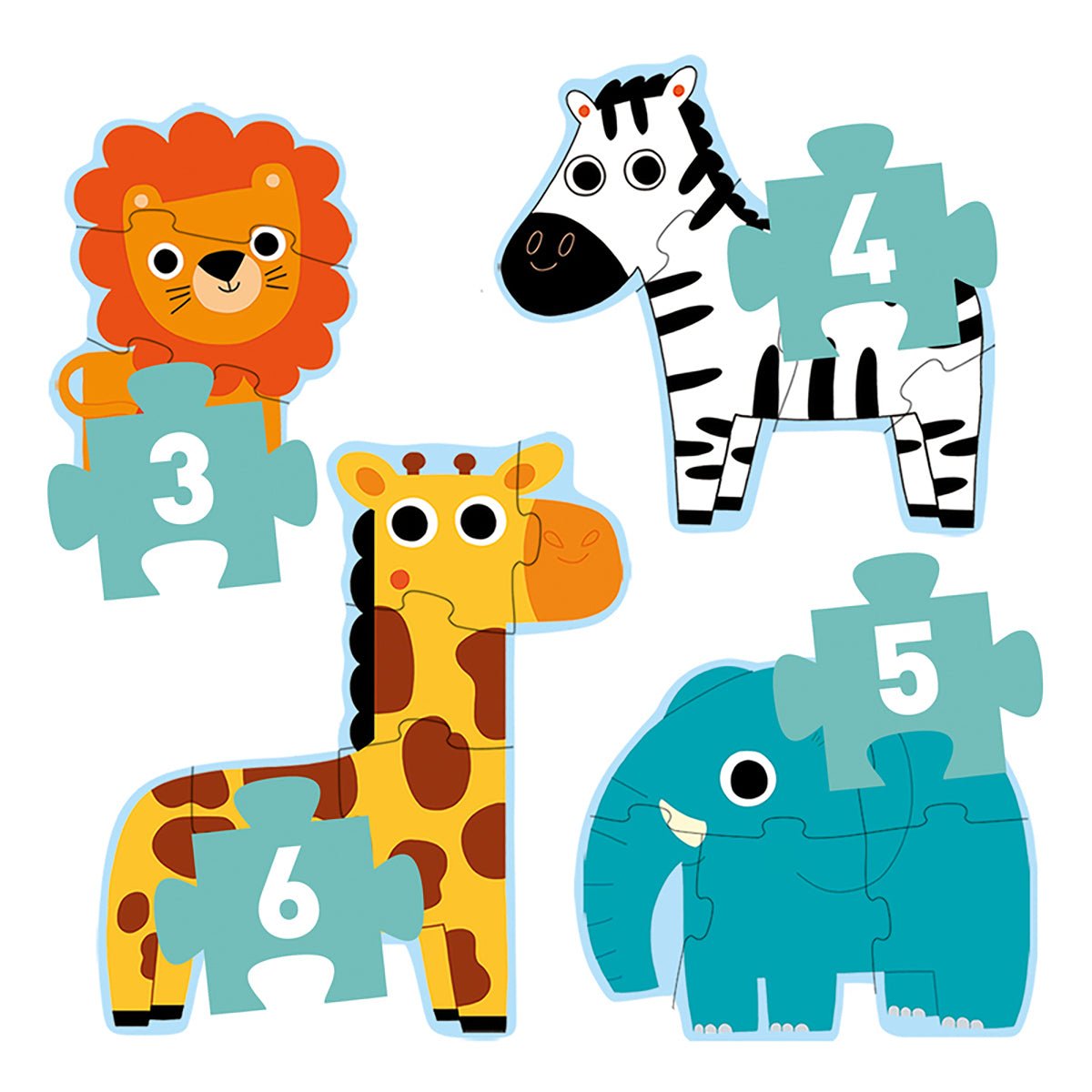 Djeco Jungle Progressive Puzzles | Djeco