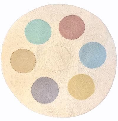 Papoose Circles Mat Pastel | Papoose