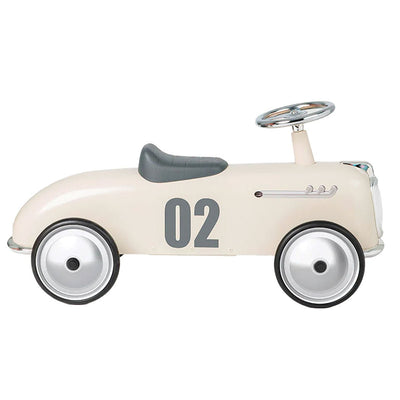 Baghera Roadster Ivory White | White ride on car toy