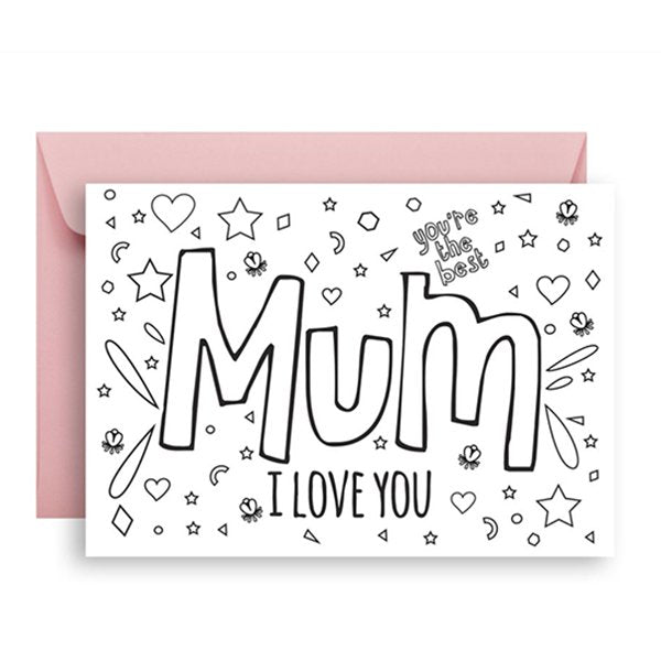 Cards Colour in Mum | Sprout and Sparrow