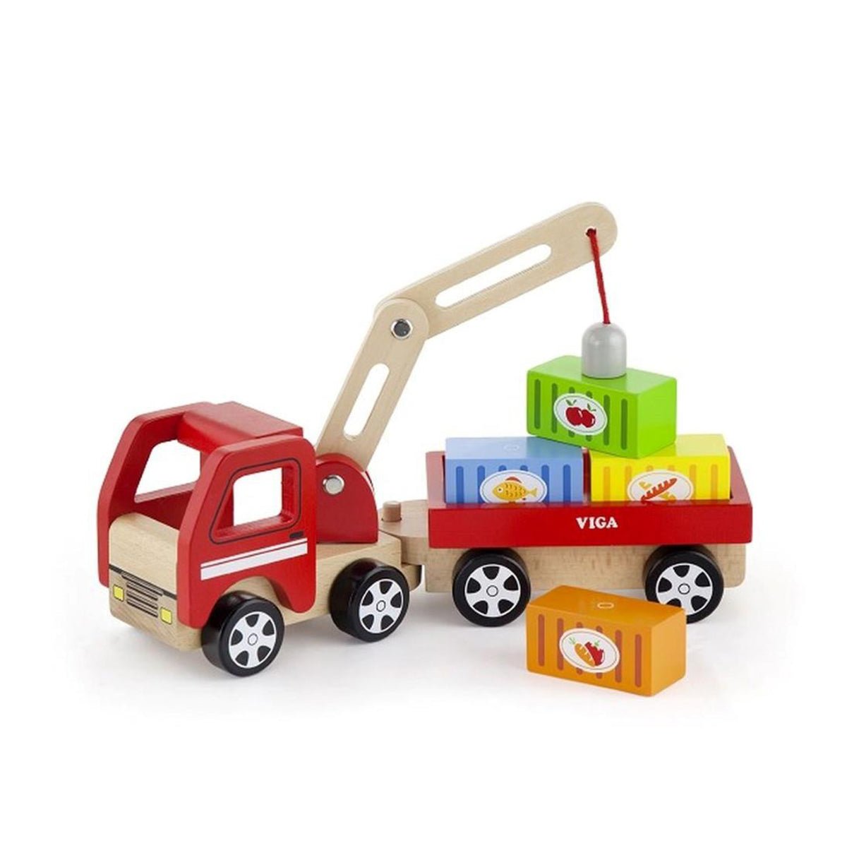 Colourful Crane Truck | Viga Toys