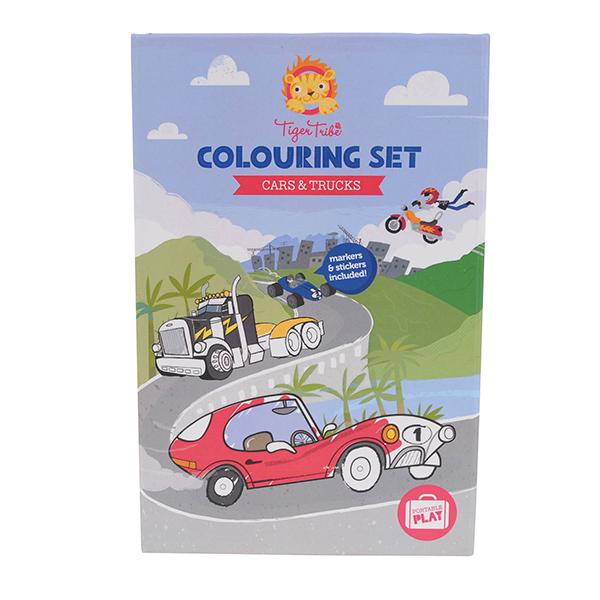 Cars and Trucks Colouring