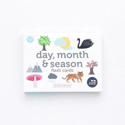 Flash Cards Day, Month and Season | Two Little Ducklings