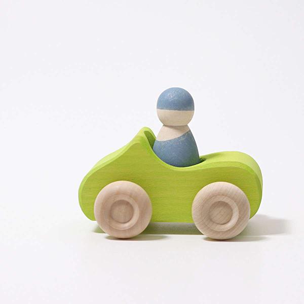 Convertible car green | Grimms wooden toys | Lucas loves cars 