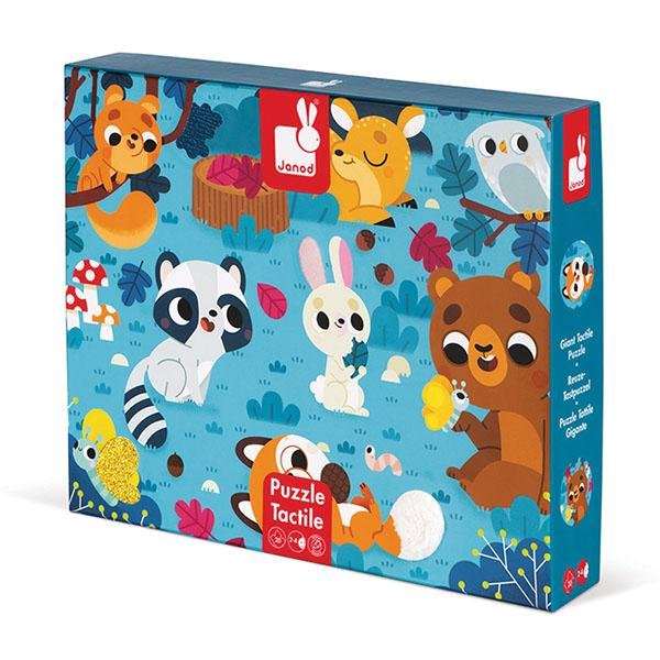 Janod Tactile Puzzle Forest Animals | Janod