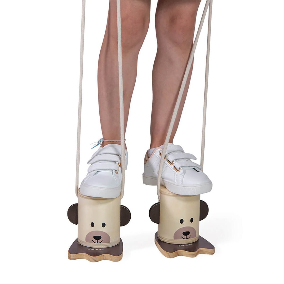 Janod Wooden Stilts Australia Lucas loves cars