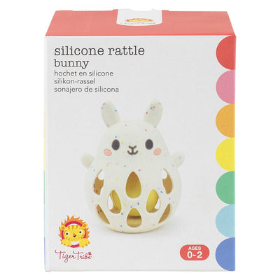 Silicone Bunny rattle | Tiger Tribe