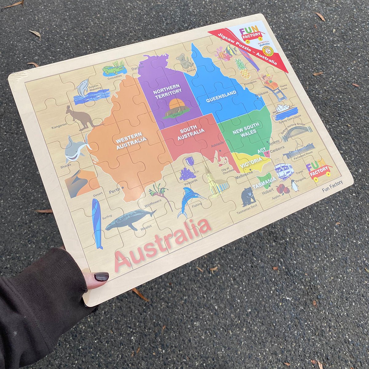 Australia Map Jigsaw | Fun factory