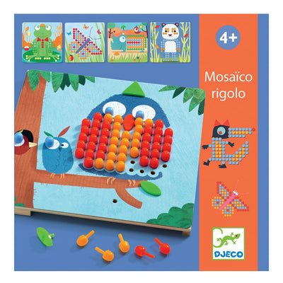 Djeco Mosaico Rigolo Peg Board | Djeco