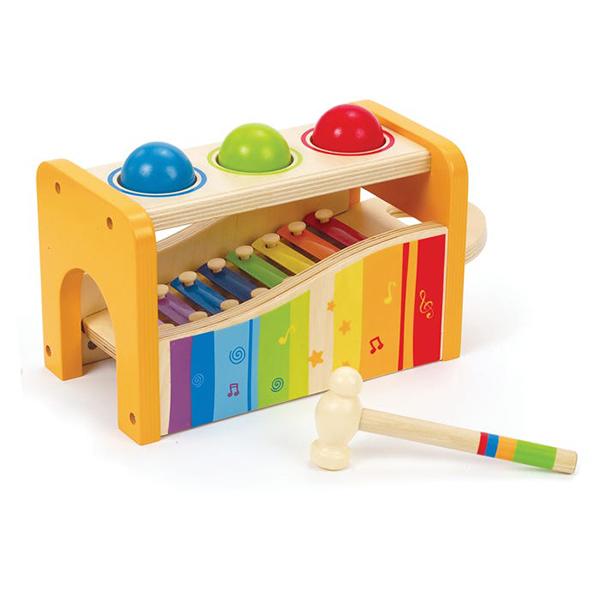Hape Pound and Tap Bench – Lucas loves cars