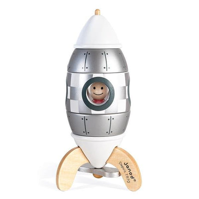 Janod Silver Magnetic Rocket | Janod