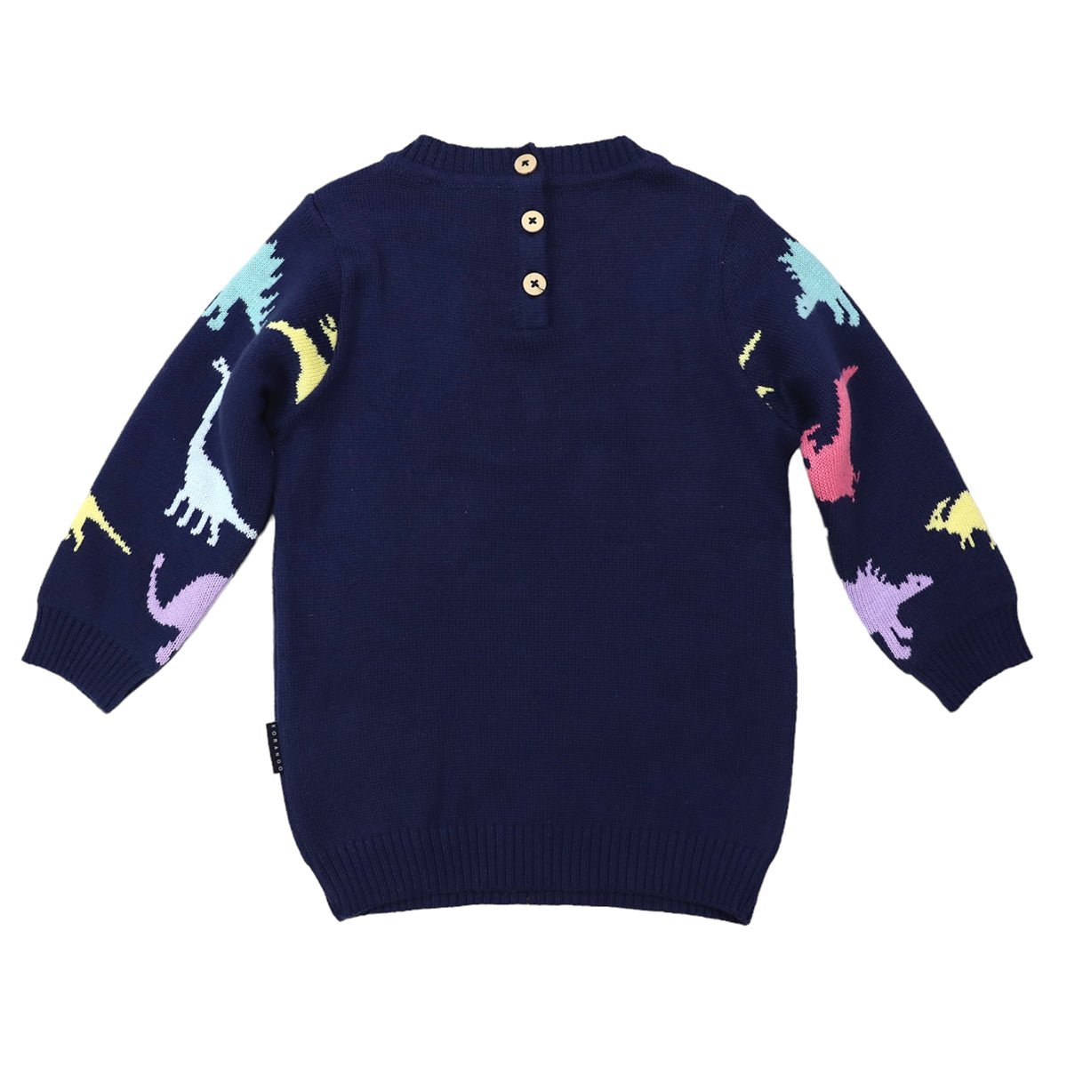 Korango Knit Sweater Dinosaur Navy | Korango