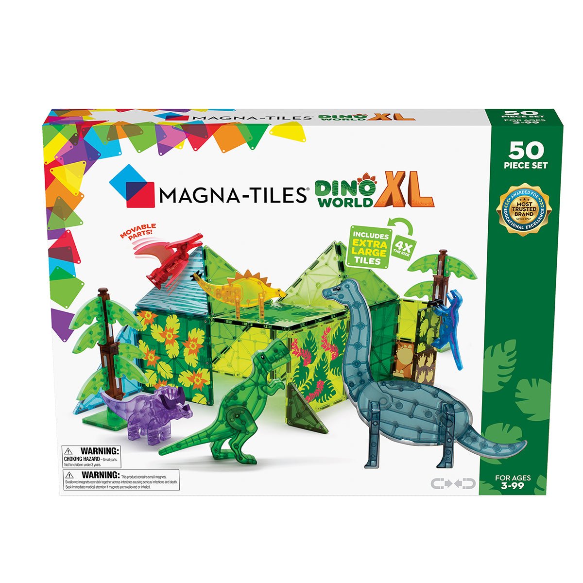 Magna Tiles Dinosaur World XL | Magna Tiles