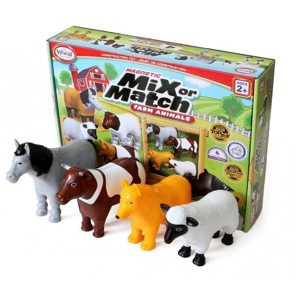 Mix or Match Farm Animals Popular Playthings Farm toys lucas