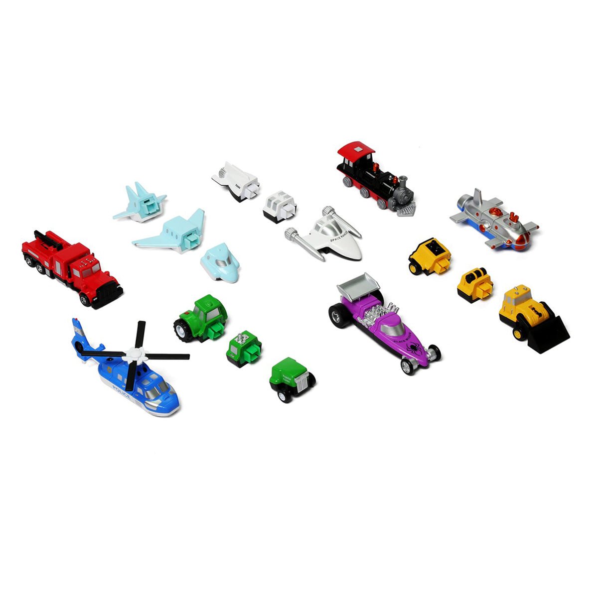 Mix or Match Micro Vehicles Deluxe 2 | Popular Playthings