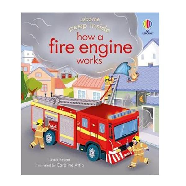 How Fire engine works kids books Lucas loves cars