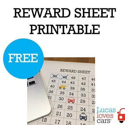 Printable Rewards sheet - 50