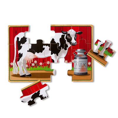 4 Farm Jigsaw puzzles in a box | Melissa and Doug