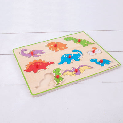 BigJigs Dinosaur peg puzzle | BigJigs