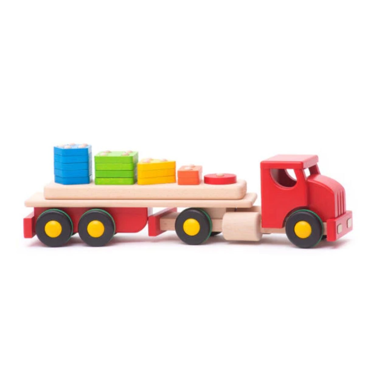 Bajo Big Truck with Shape Stacker Tray | Bajo toys