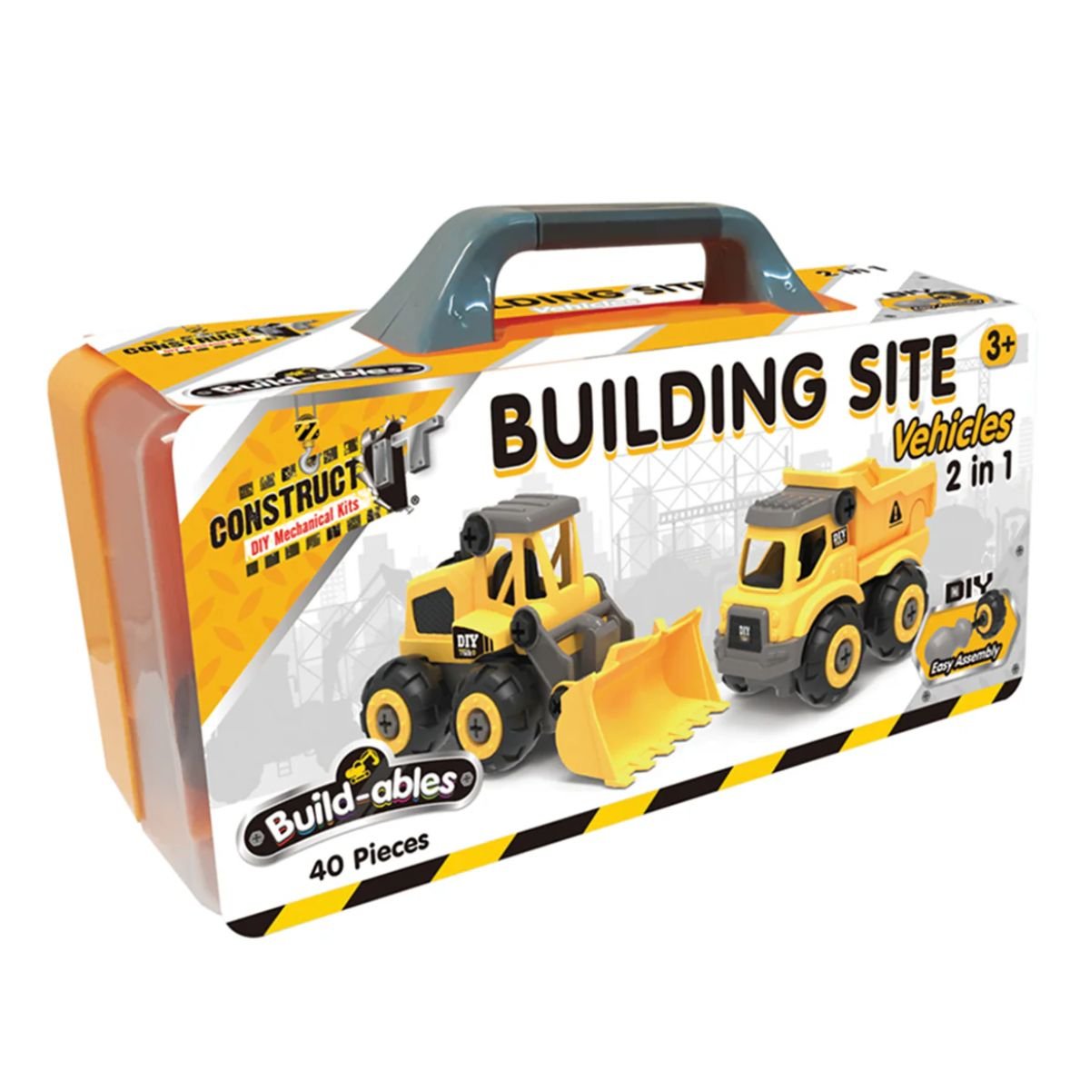 Build - ables Building Site Vehicles 2 in 1 | Build - ables - Lucas loves cars