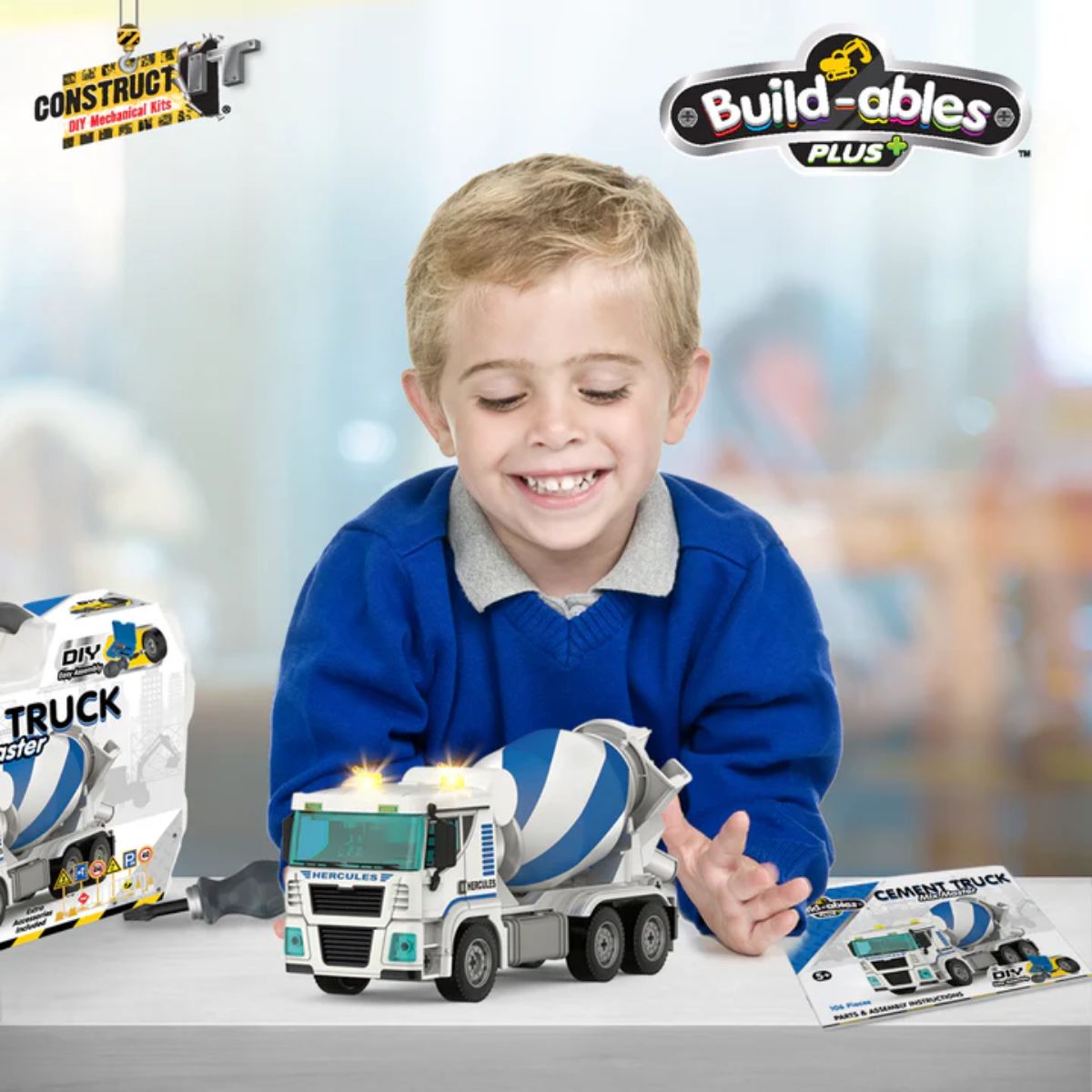 Build - ables Plus Cement Truck Mix Master | Build - ables - Lucas loves cars