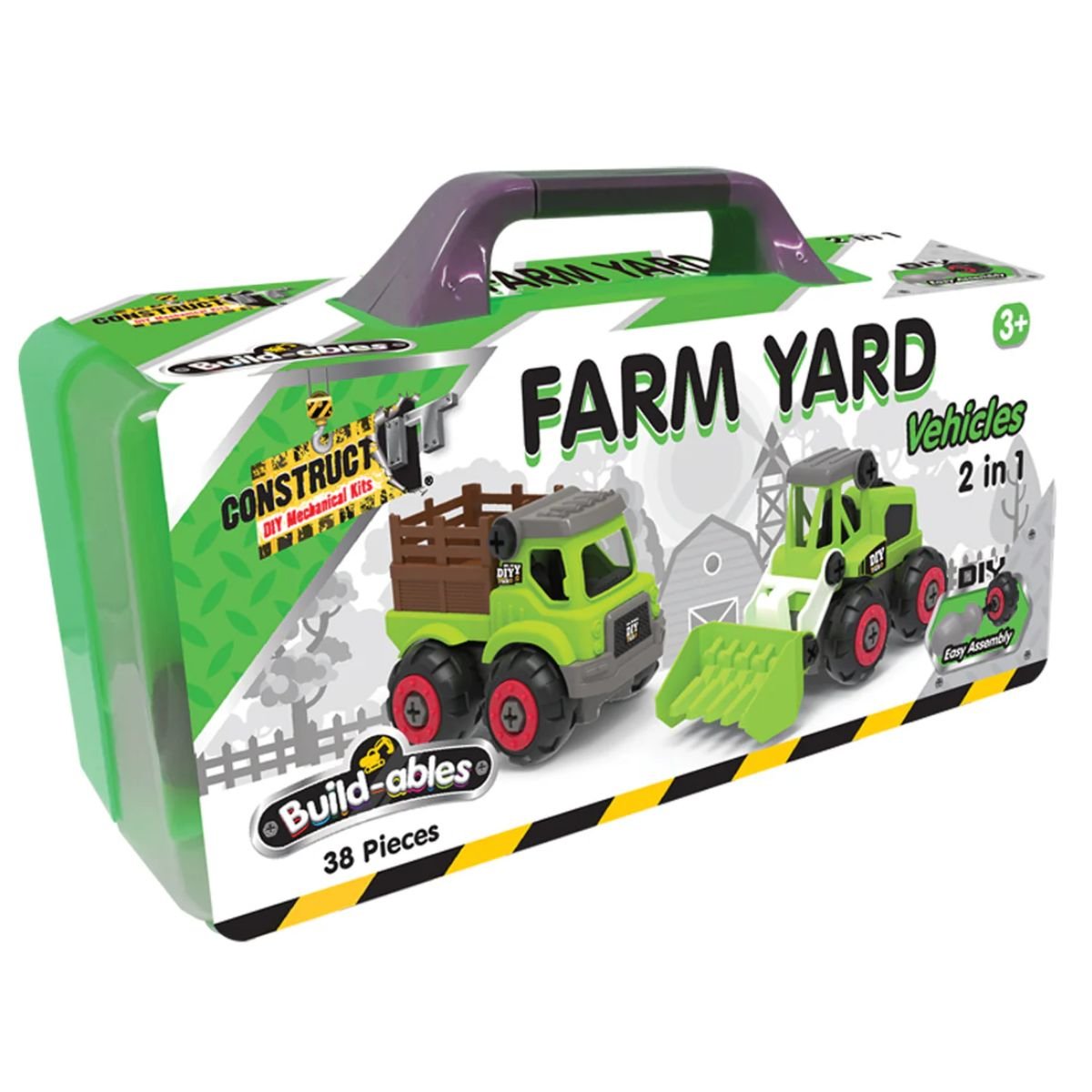 Build - ables Farm Hand Vehicles 2 in 1 | Build - ables - Lucas loves cars