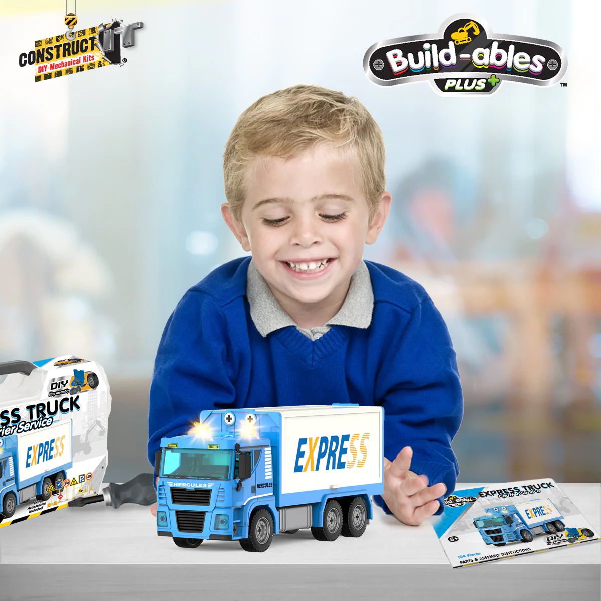 Build - ables Plus Express Truck Courier Service | Build - ables - Lucas loves cars