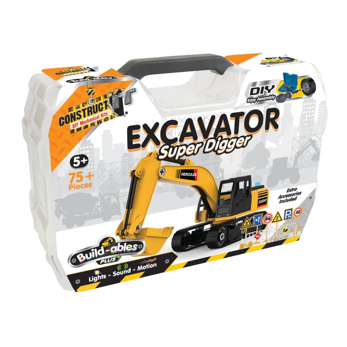 Build - ables Plus Site Excavator Super Digger | Build - ables - Lucas loves cars