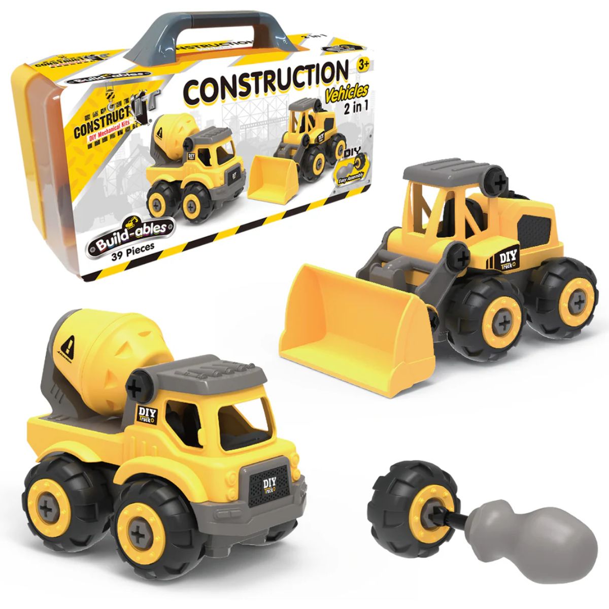 Build - ables Construction Vehicles 2 in 1 | Build - ables - Lucas loves cars