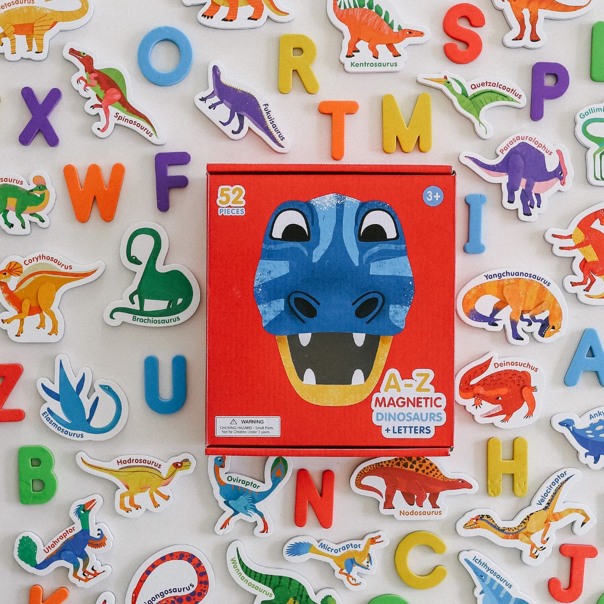 Magnetic Dinosaurs and Letters | Curious Columbus