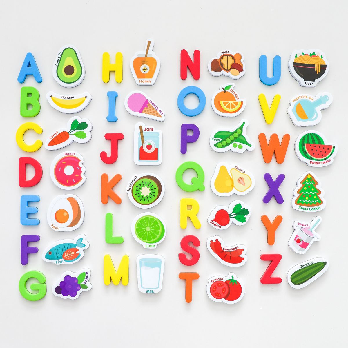 Magnetic Foods & Letters | Curious Columbus