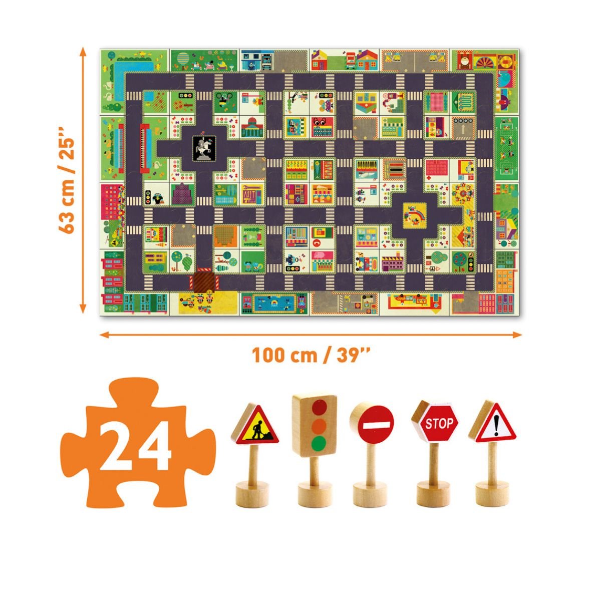 Djeco City Road Puzzle | Djeco