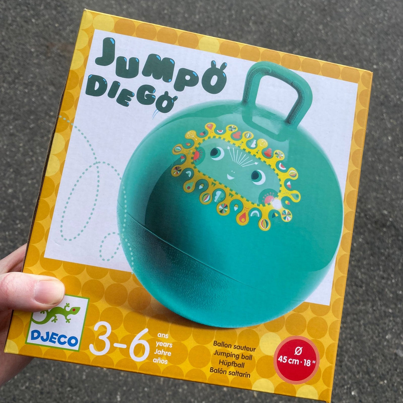 Jumpa Ball Hopper Diego | Djeco - Lucas loves cars