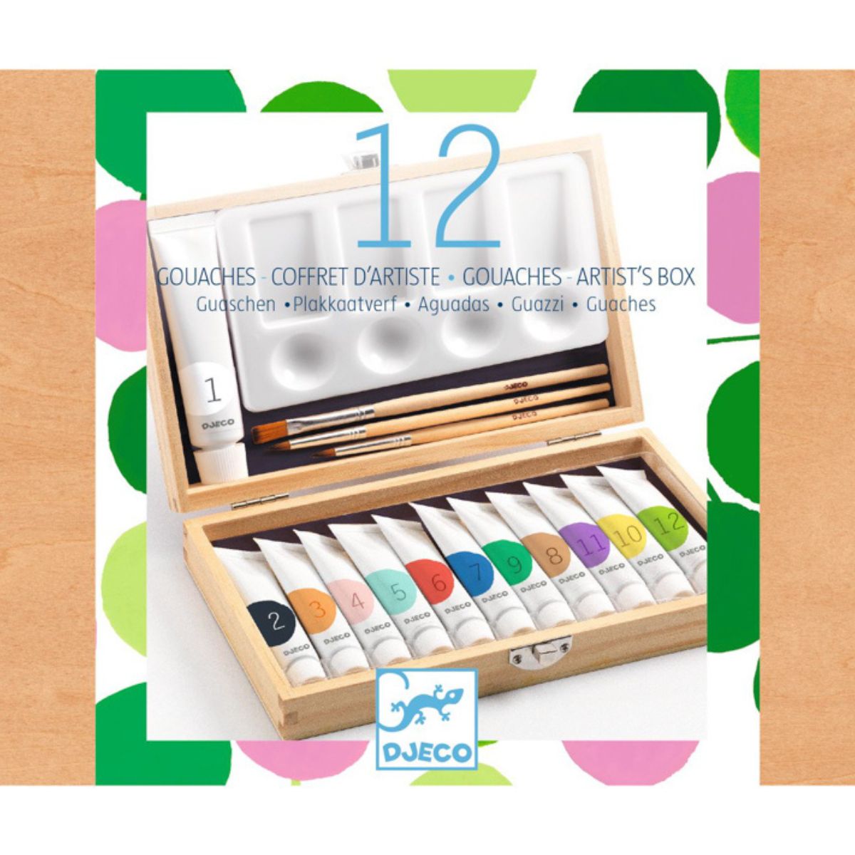 Artist Box with Gouache Tubes | Djeco