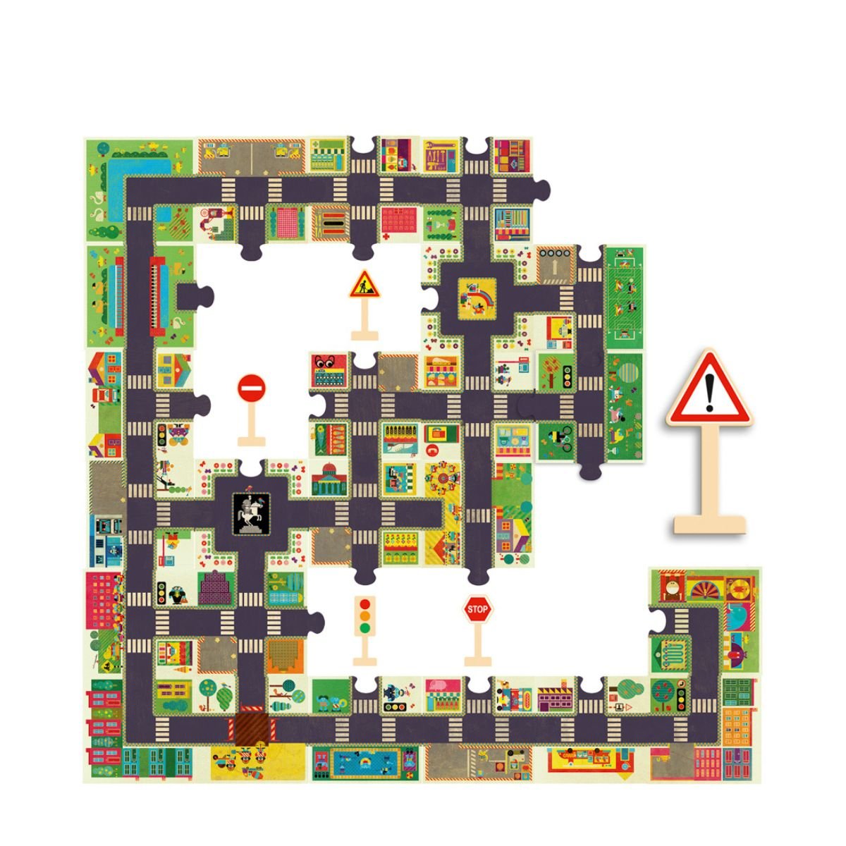 Djeco City Road Puzzle | Djeco