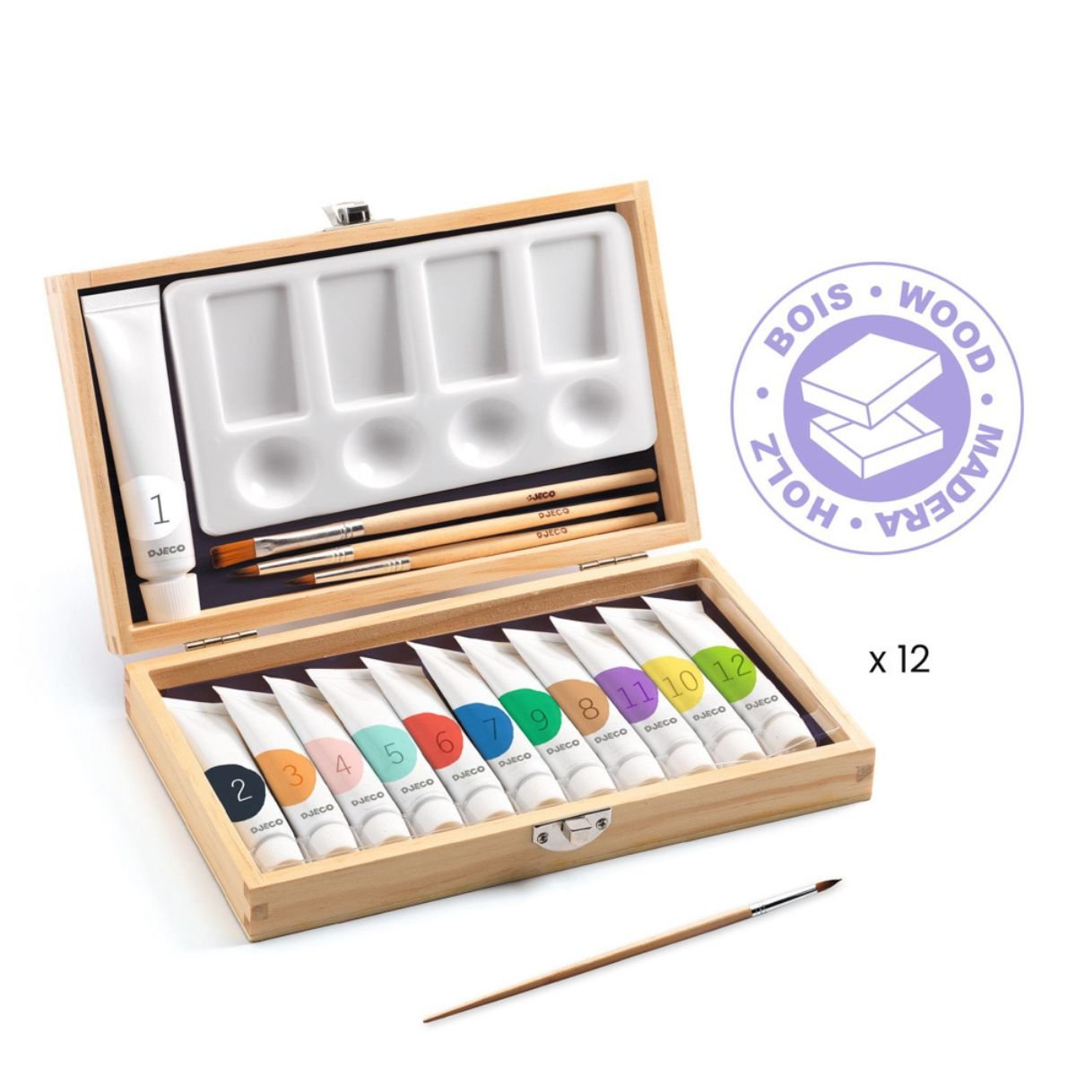 Artist Box with Gouache Tubes | Djeco