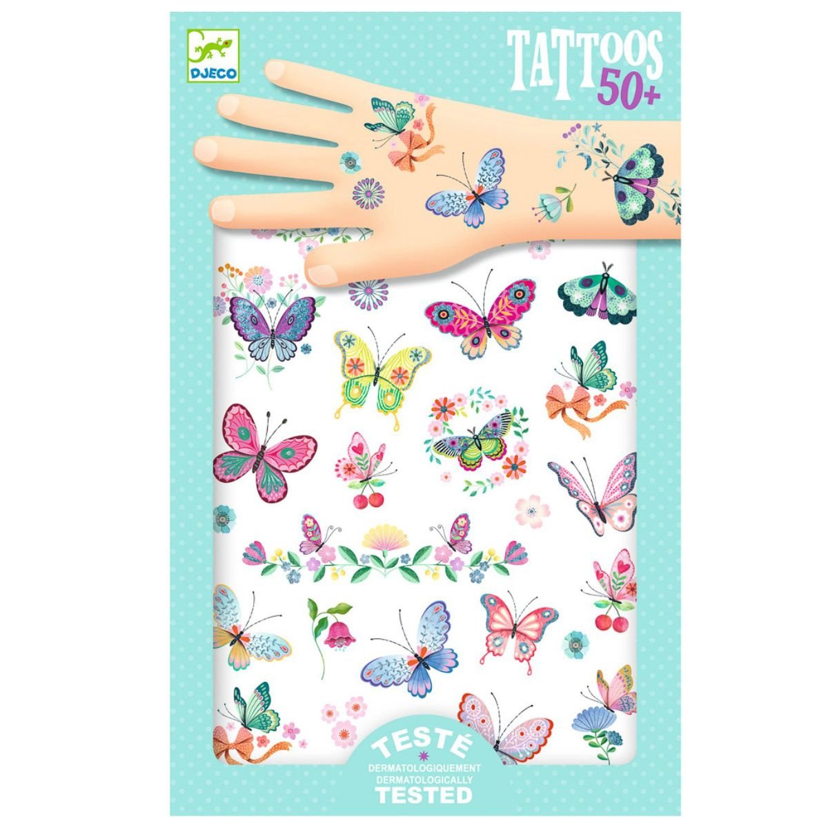 Temp Tattoos Butterflies | Djeco