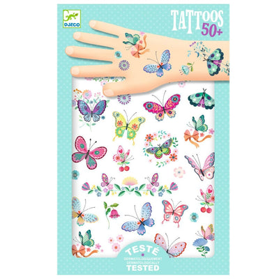 Temp Tattoos Butterflies | Djeco