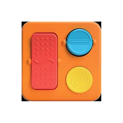 PlayTab Sensory Set 2 - Trackball Tile, Color Wheel, Switches Tile | Fat Brain Toys