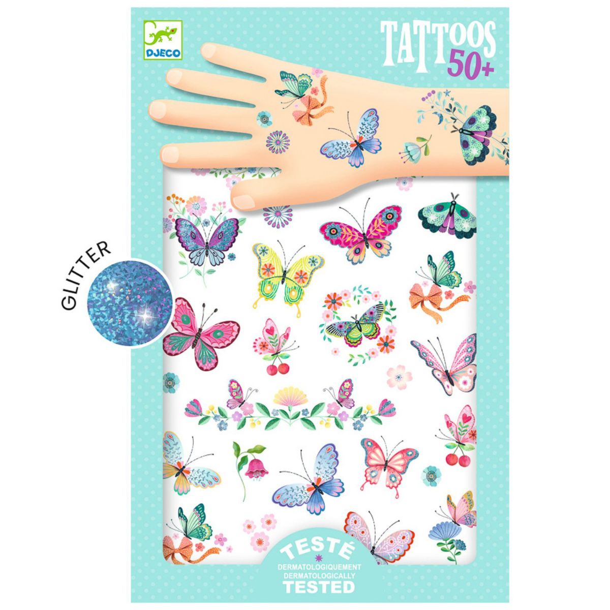 Temp Tattoos Butterflies | Djeco