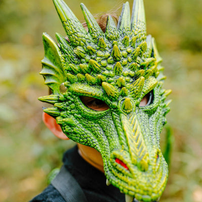 Green Dragon Mask | Great Pretenders - Lucas loves cars