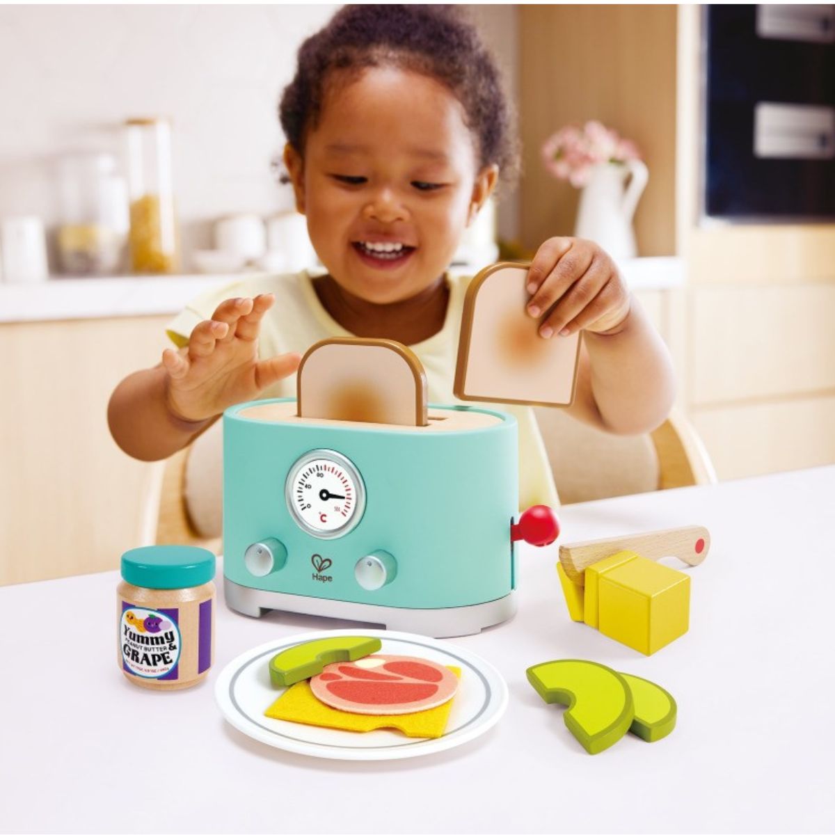 Hape Ding and Pop - Up Toaster | Hape - Lucas loves cars