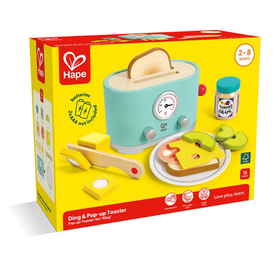 Hape Ding and Pop - Up Toaster | Hape - Lucas loves cars