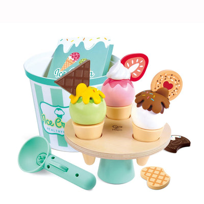 Scoop & Serve Ice Cream Set | Hape - Lucas loves cars