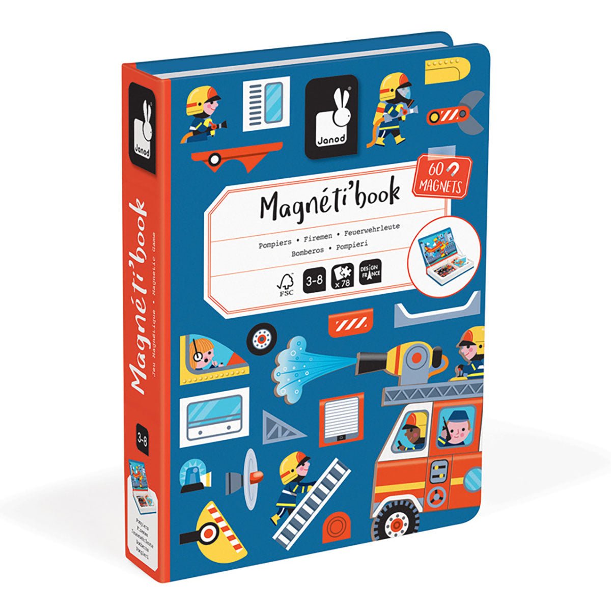 Magnetibook Firefighter | Janod