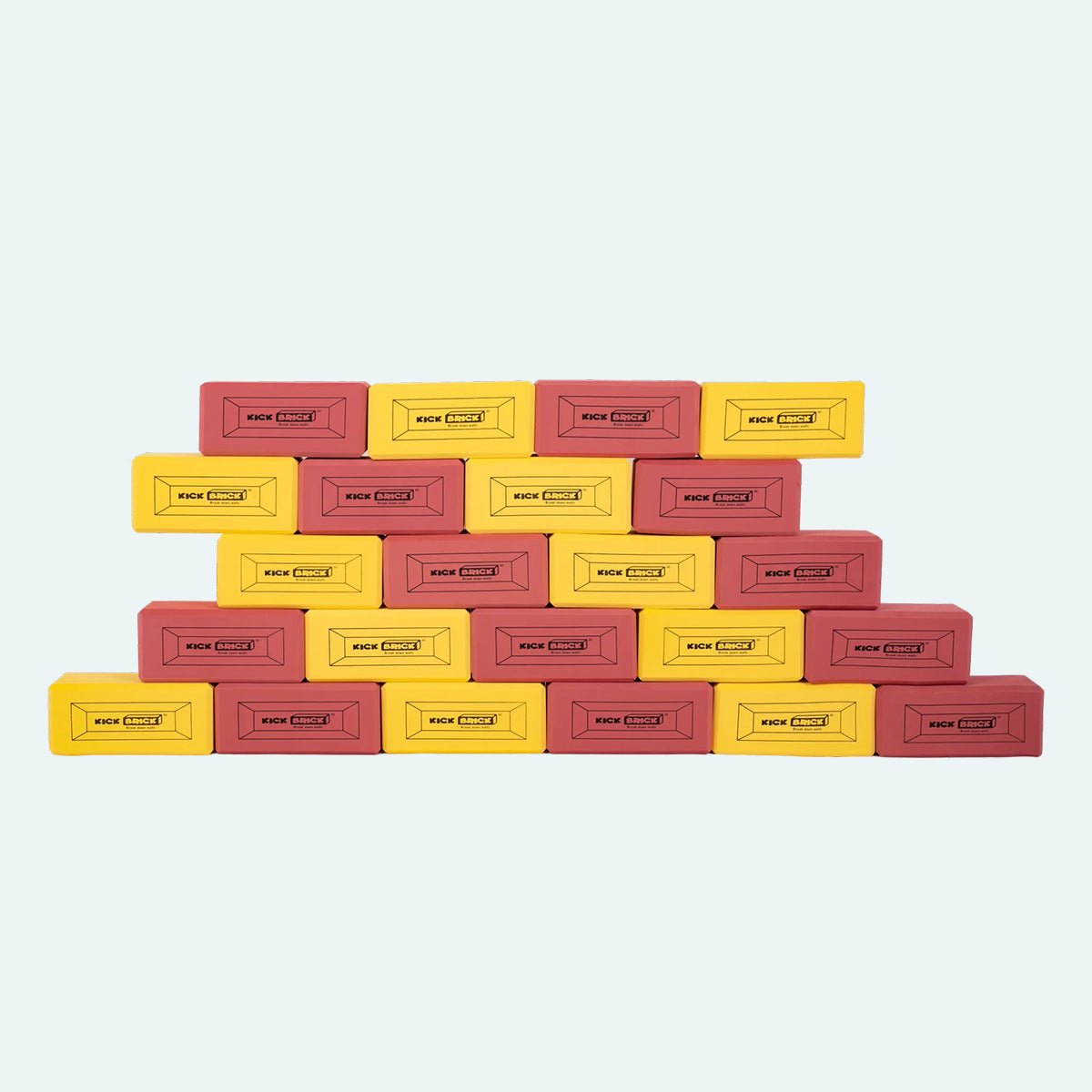 Kick Brick Red Yellow | Kick Brick